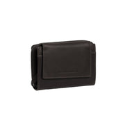 Brown Leather Wallet Ascot, front view