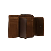 Cognac Leather Wallet Ascot, detail view 1