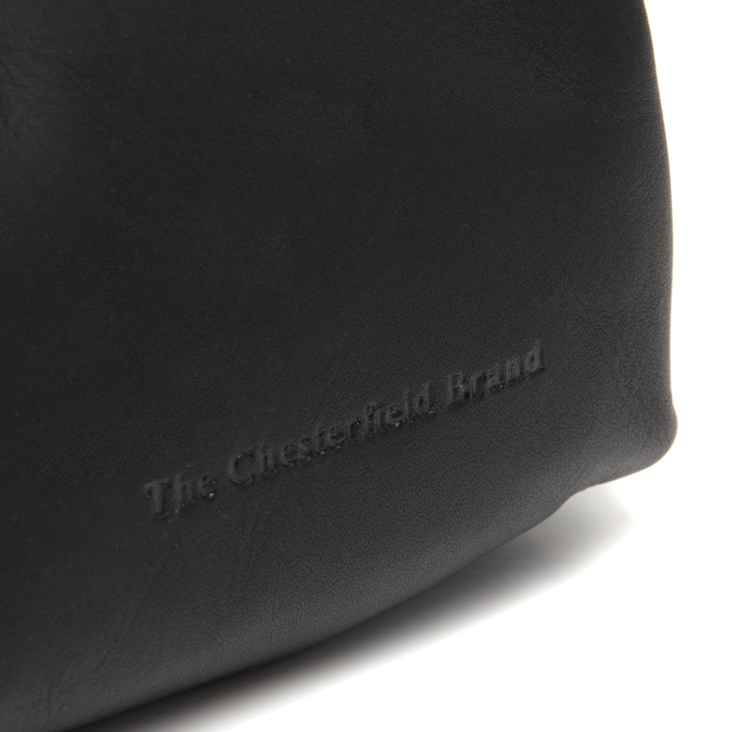 Black Leather Wallet Calvia, detail view 3