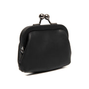 Black Leather Wallet Calvia, detail view 4
