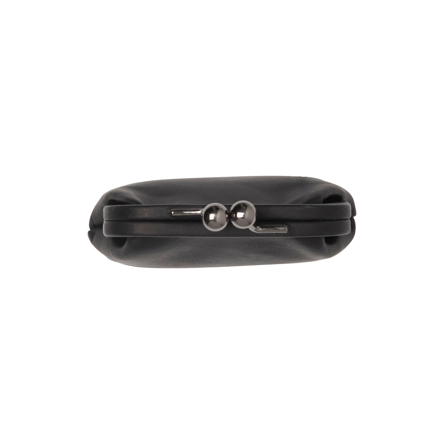 Black Leather Wallet Calvia, product view 2