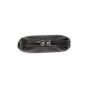Black Leather Wallet Calvia, product view 2