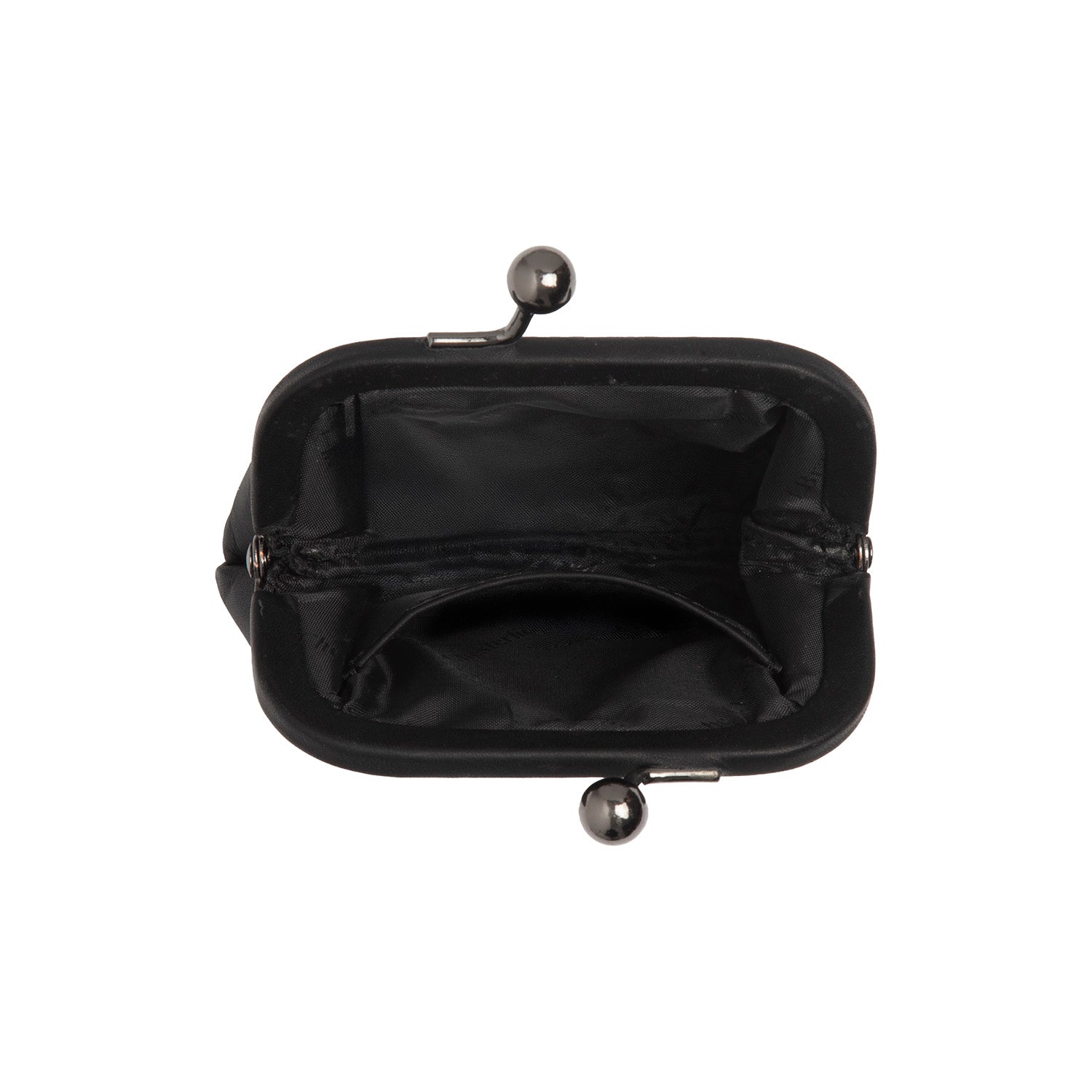 Black Leather Wallet Calvia, product view 3