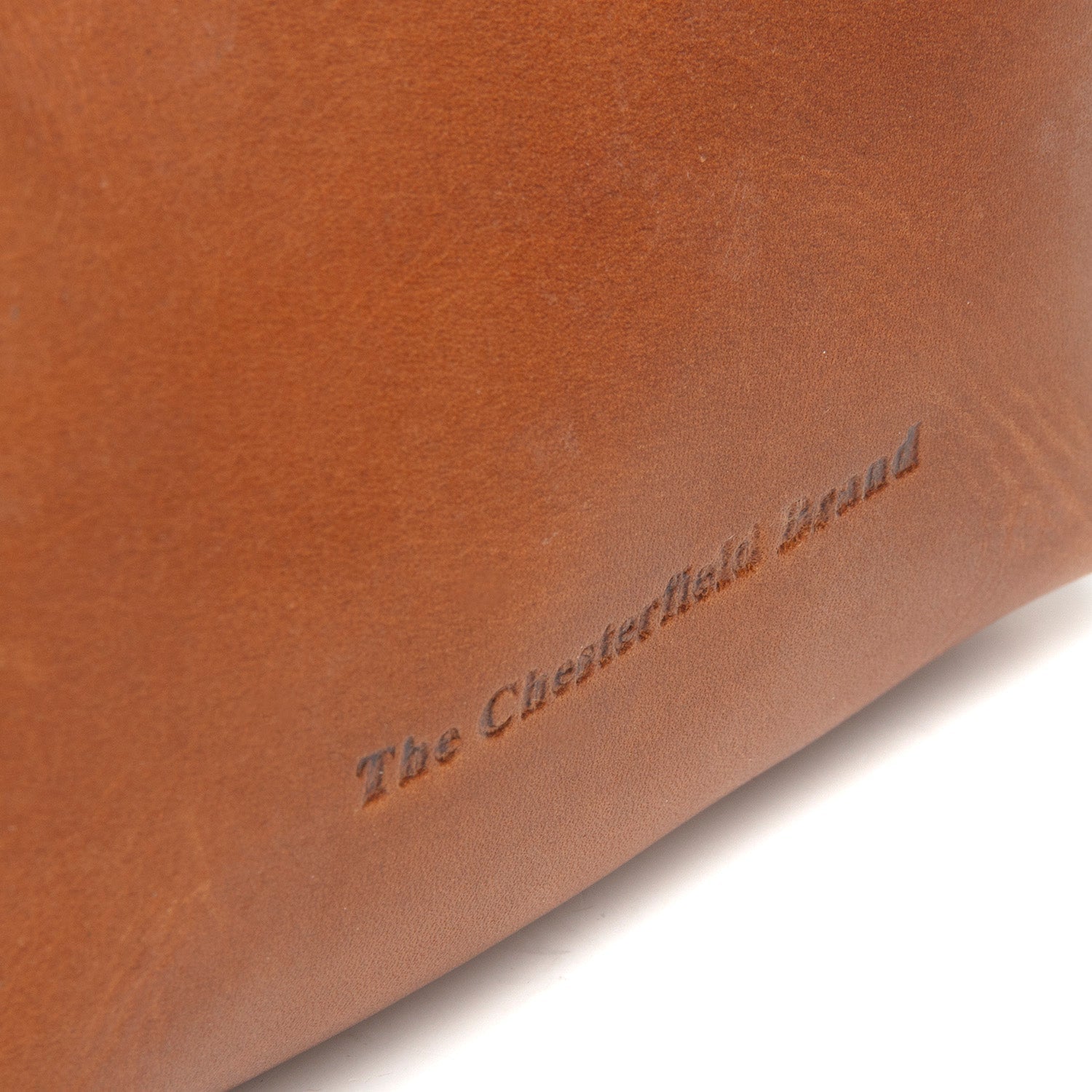 Cognac Leather Wallet Calvia, detail view 4