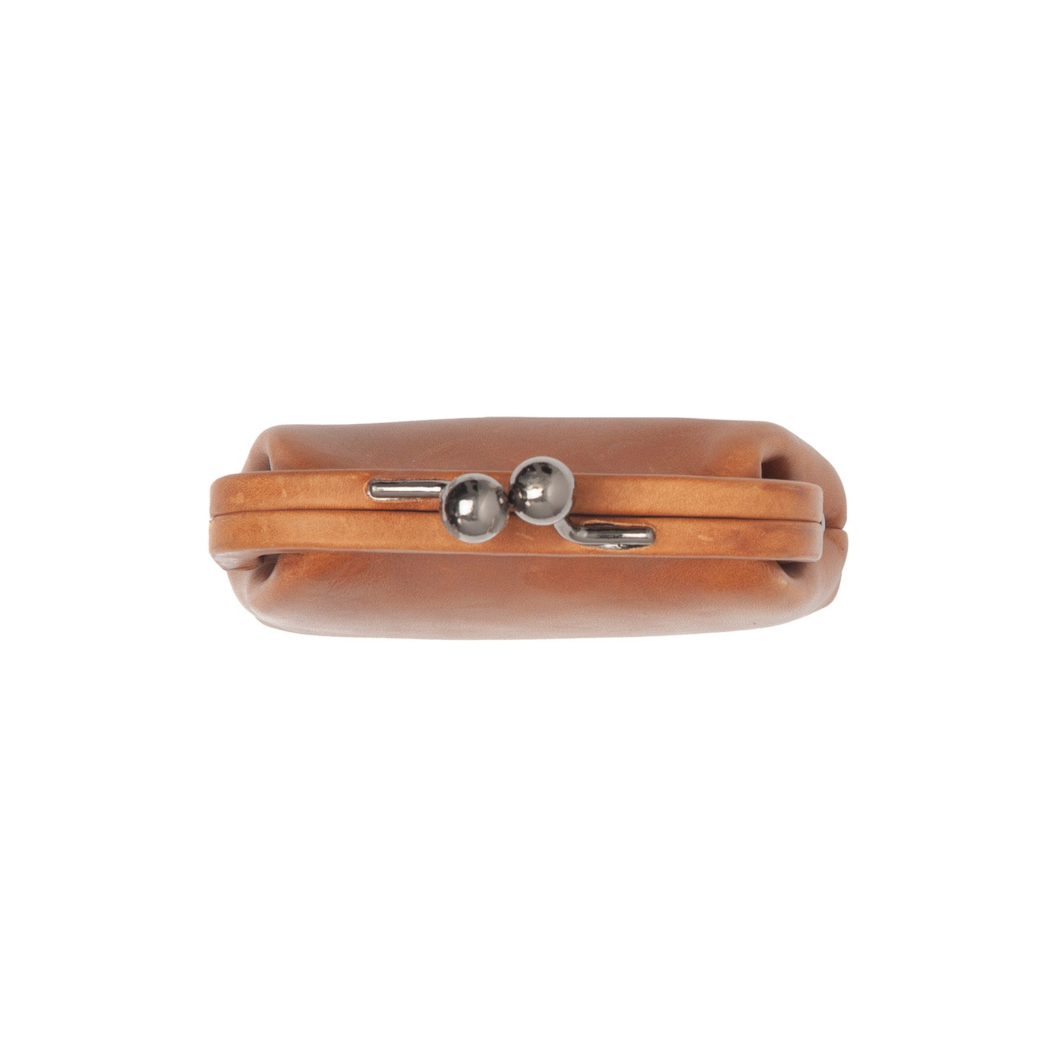 Cognac Leather Wallet Calvia, product view 3