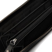 Black Leather Wallet Cantara, detail view 1