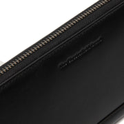 Black Leather Wallet Cantara, detail view 3