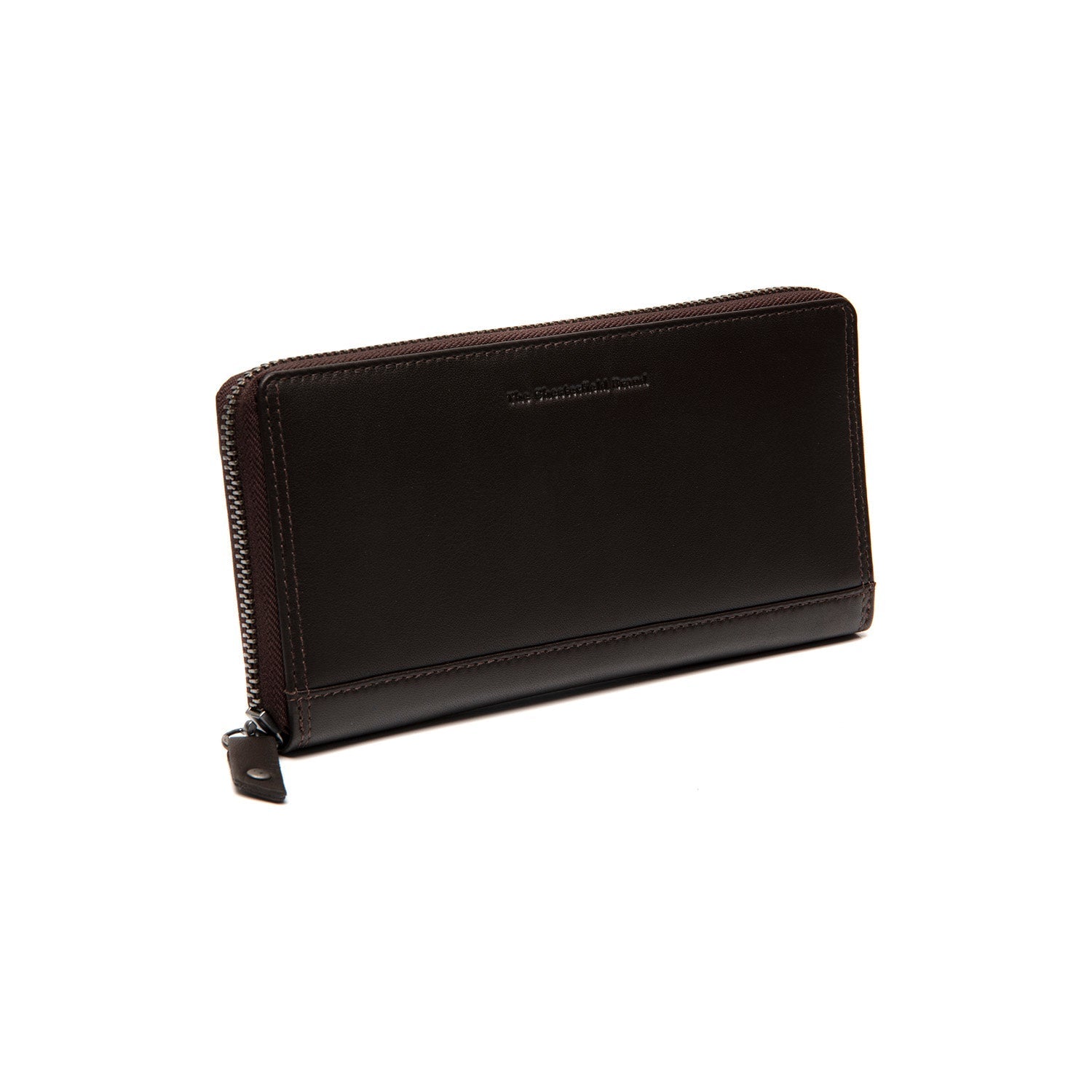 Brown Leather Wallet Cantara, front view