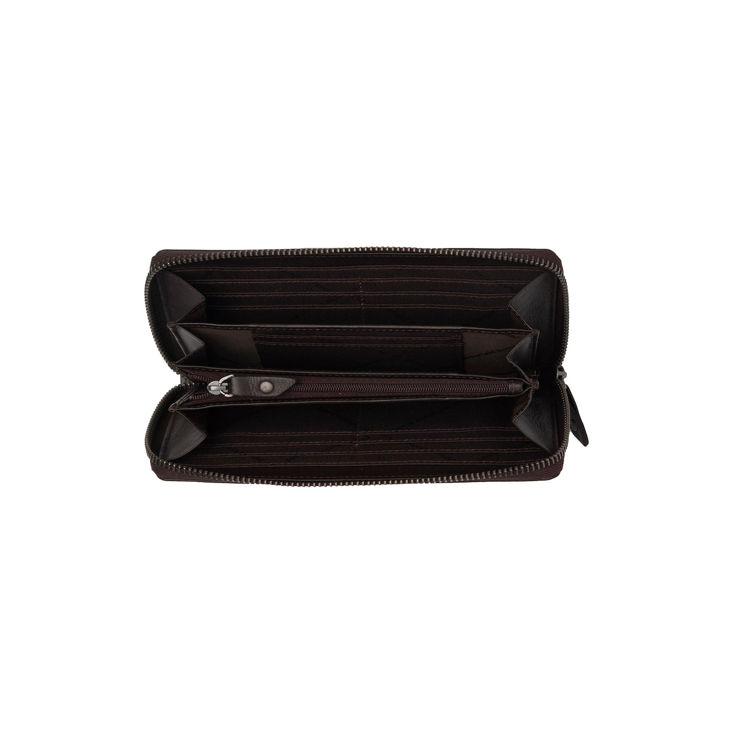 Brown Leather Wallet Cantara, product view 2