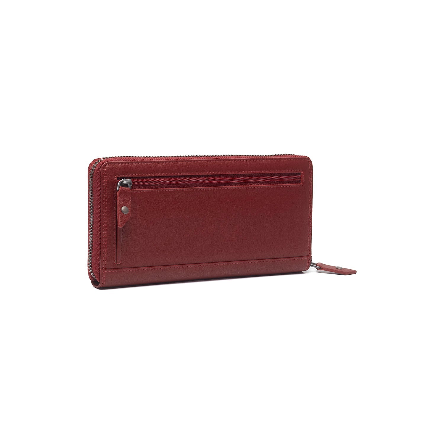 Red Leather Wallet Cantara, detail view 4