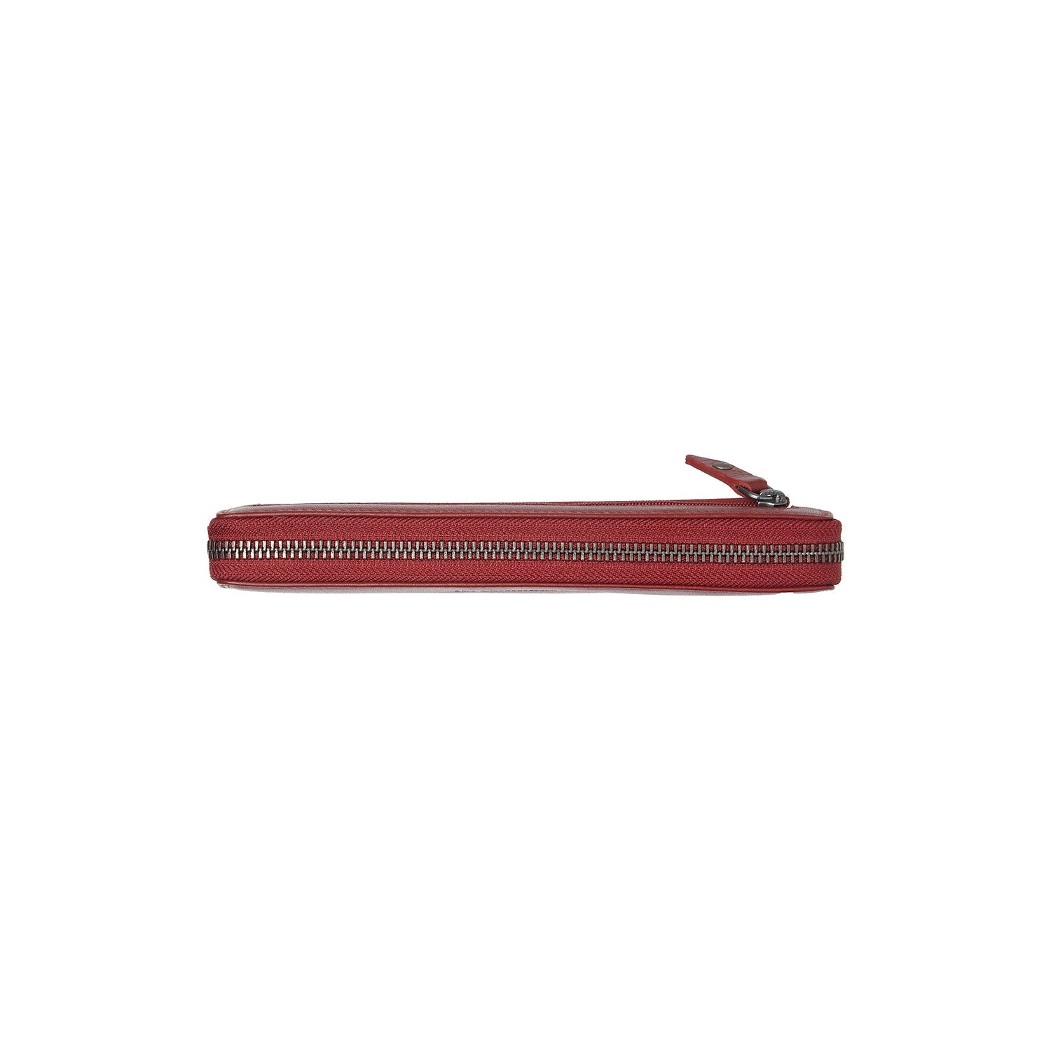 Red Leather Wallet Cantara, product view 3