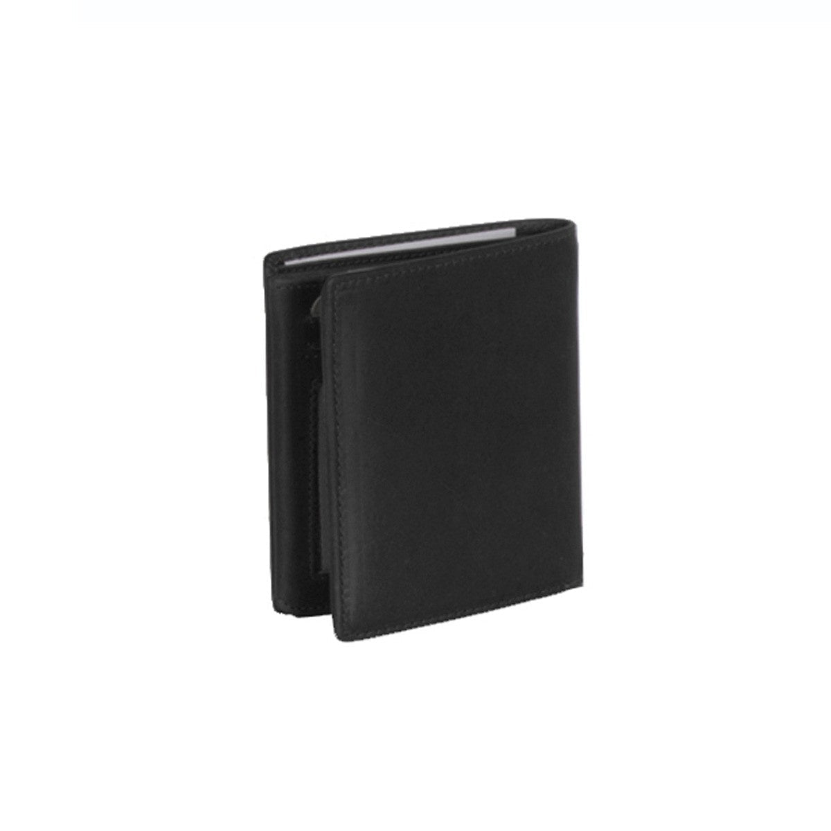 Black Leather Wallet Carl, detail view 3