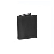 Black Leather Wallet Carl, front view