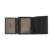 Black Leather Wallet Carl, product view 2