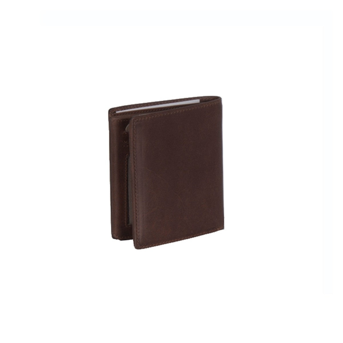 Brown Leather Wallet Carl, detail view 3
