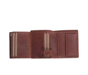 Cognac Leather Wallet Carl, detail view 1