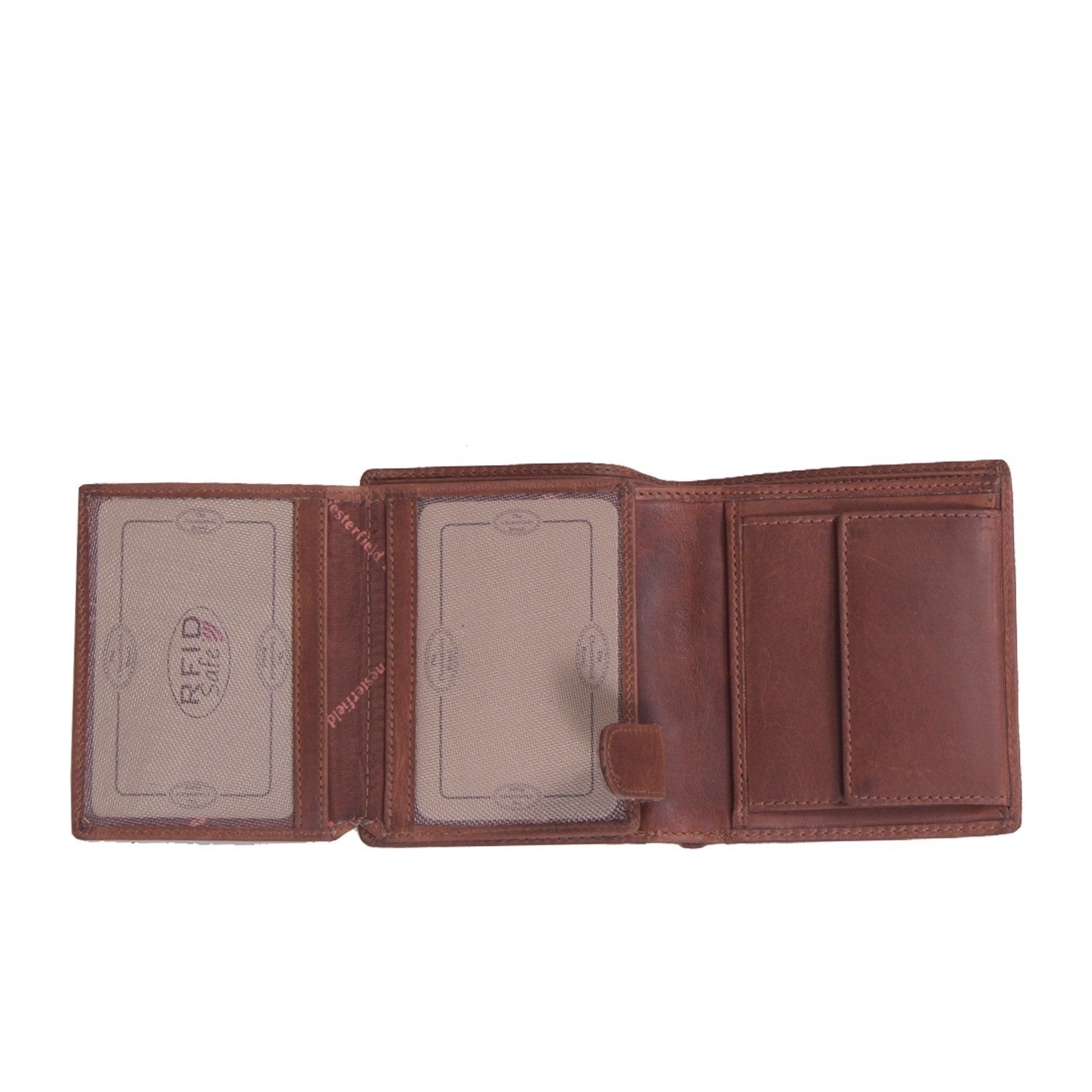 Cognac Leather Wallet Carl, product view 2