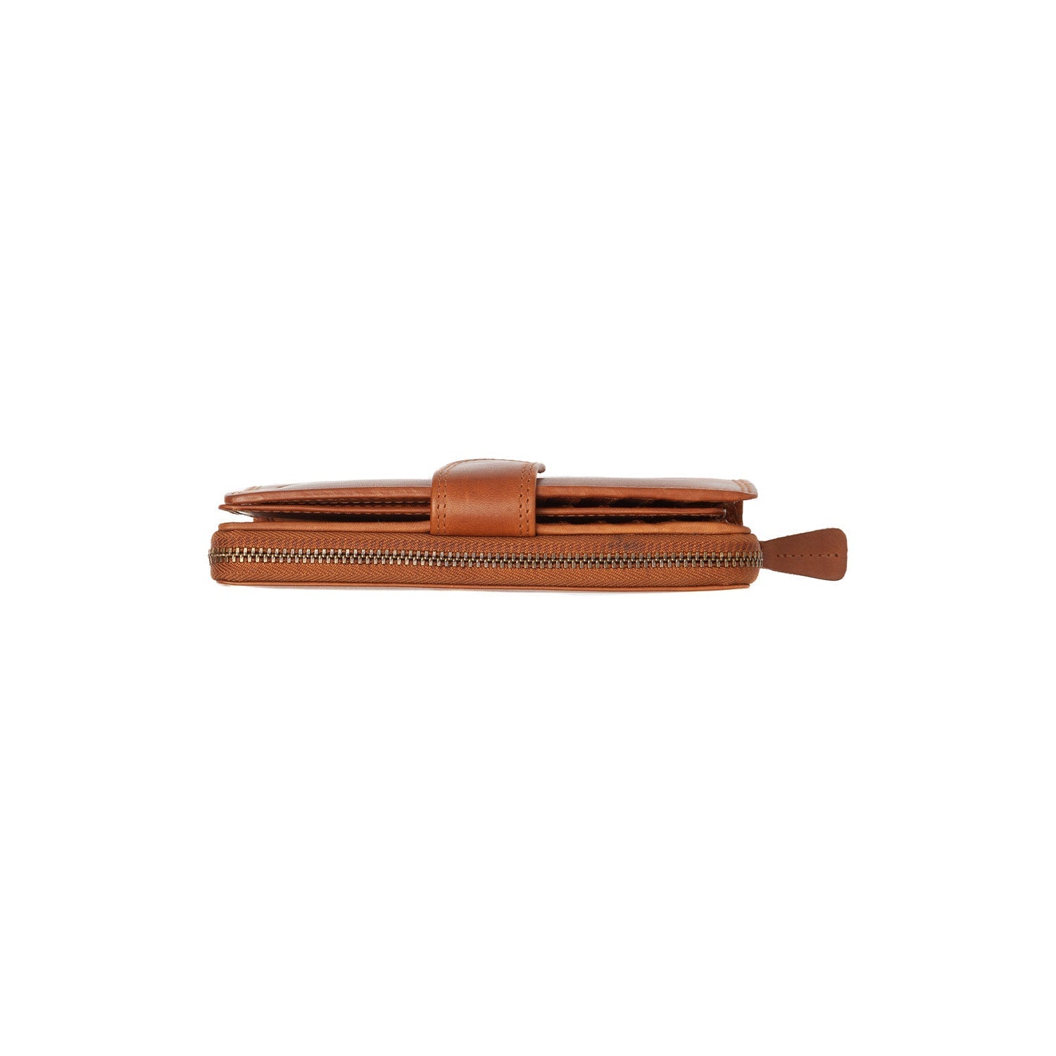 Cognac Leather Wallet Charlotte, detail view 3