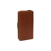 Cognac Leather Wallet Charlotte, detail view 4
