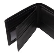 Black Leather Wallet Curtis, detail view 3