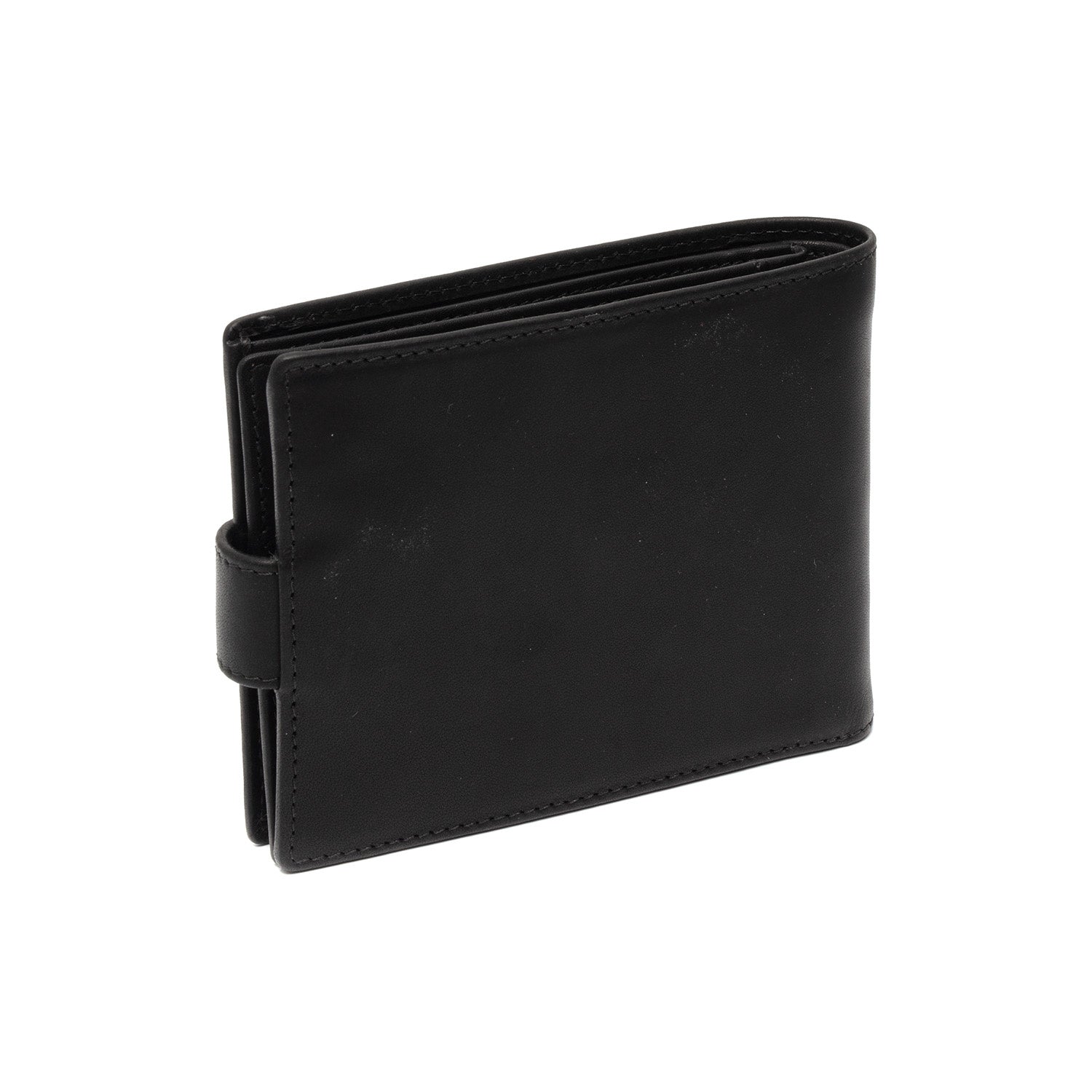 Black Leather Wallet Curtis, detail view 5