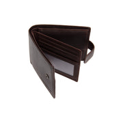 Brown Leather Wallet Curtis, detail view 3