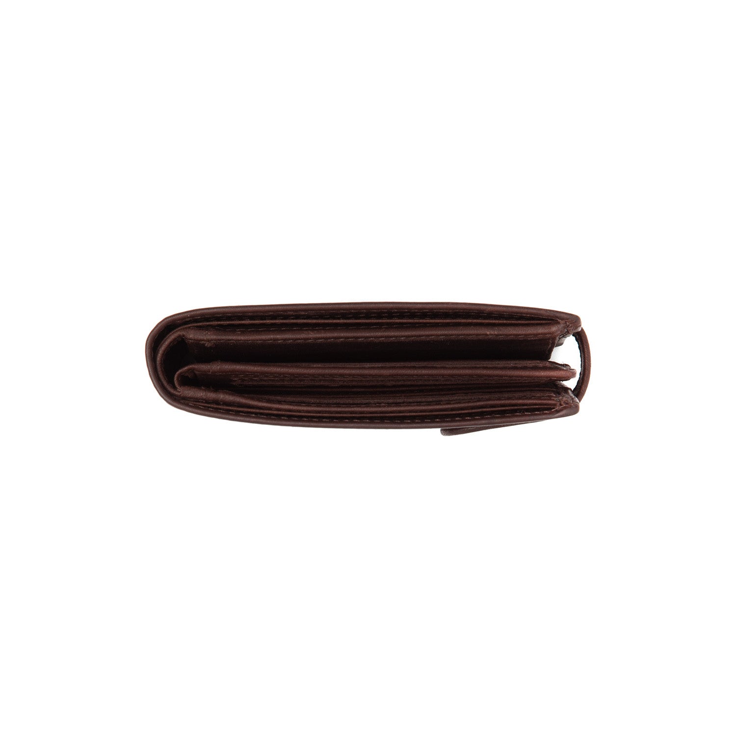 Brown Leather Wallet Curtis, detail view 5