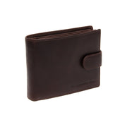 Brown Leather Wallet Curtis, front view
