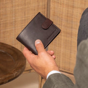 Brown Leather Wallet Curtis, product view 2
