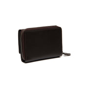 Brown Leather Wallet Doniva, detail view 4