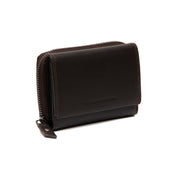 Brown Leather Wallet Doniva, front view