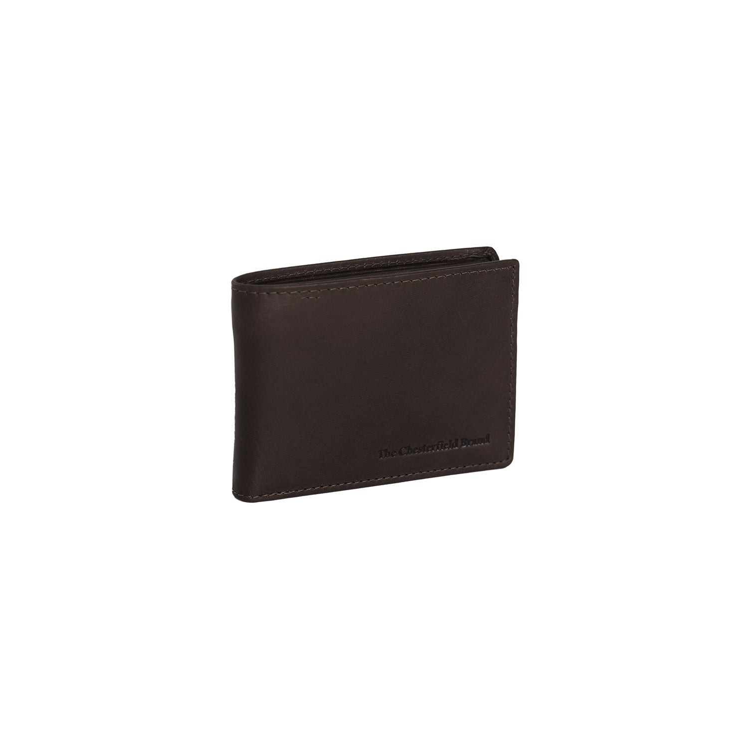 Brown Leather Wallet Enzo, front view