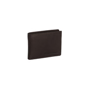 Brown Leather Wallet Enzo, front view