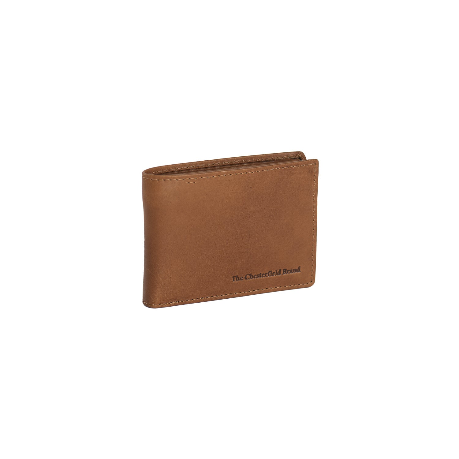Cognac Leather Wallet Enzo, front view