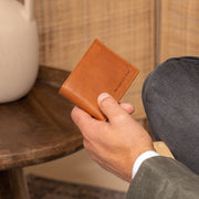 Cognac Leather Wallet Enzo, product view 2