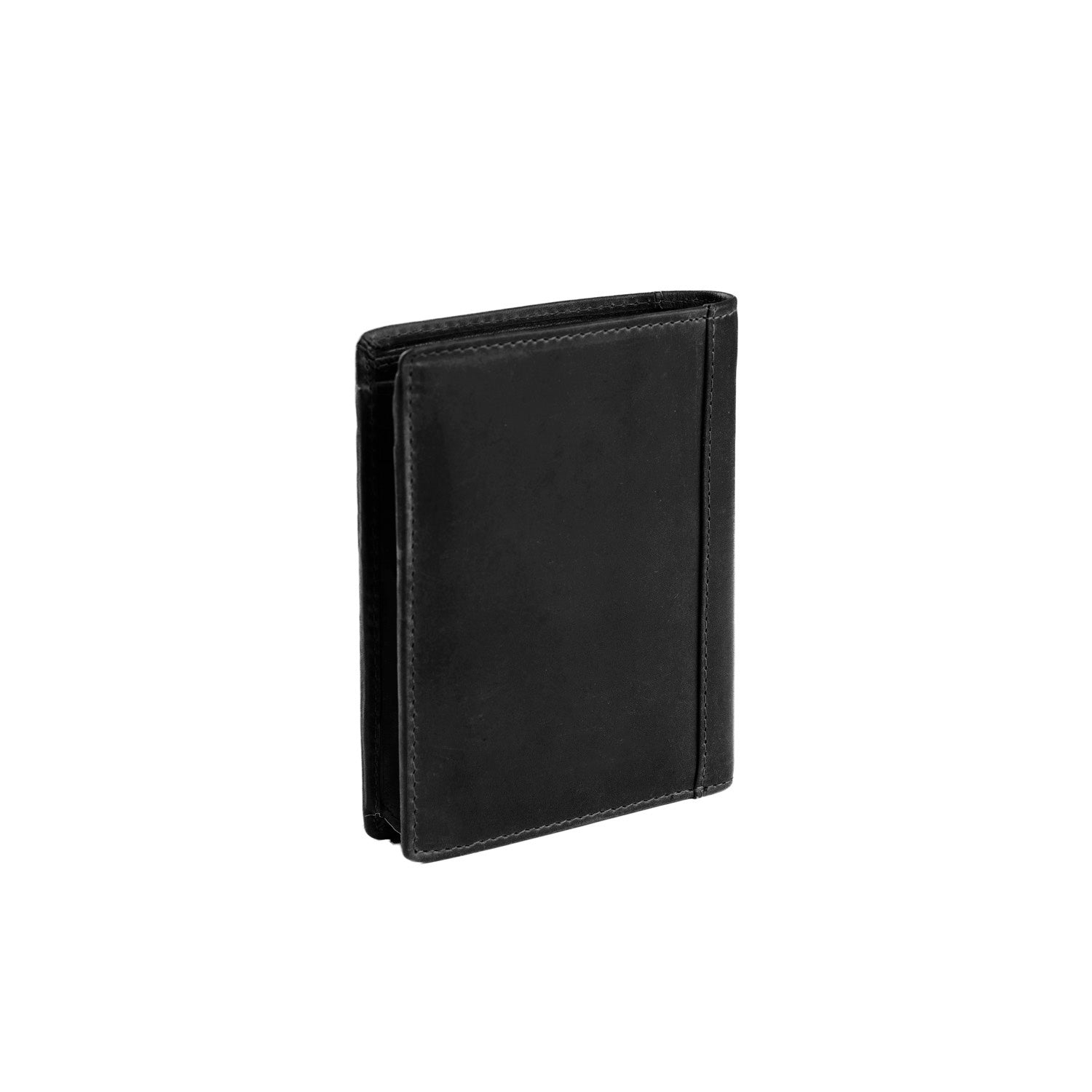 Black Leather Wallet Ethel, detail view 3