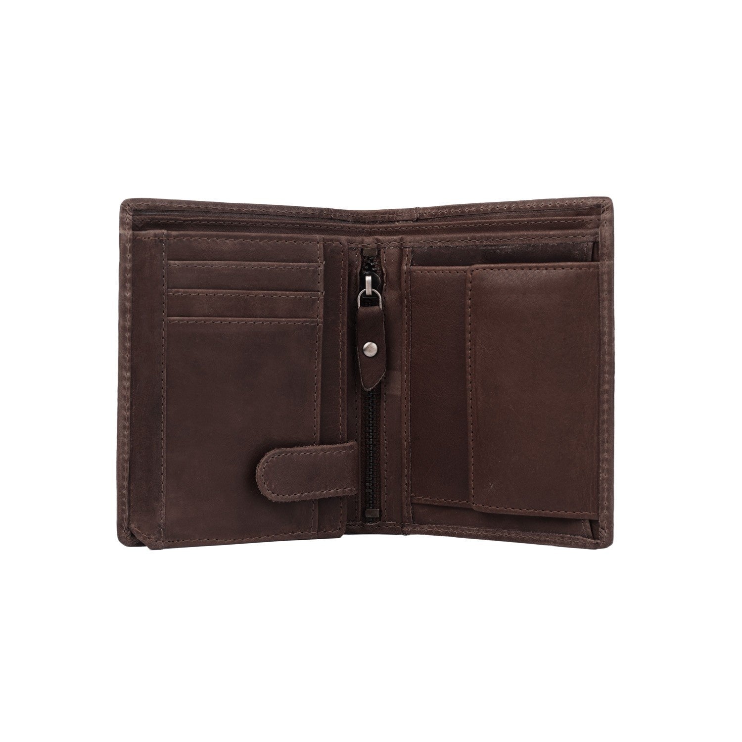 Brown Leather Wallet Ethel, product view 2