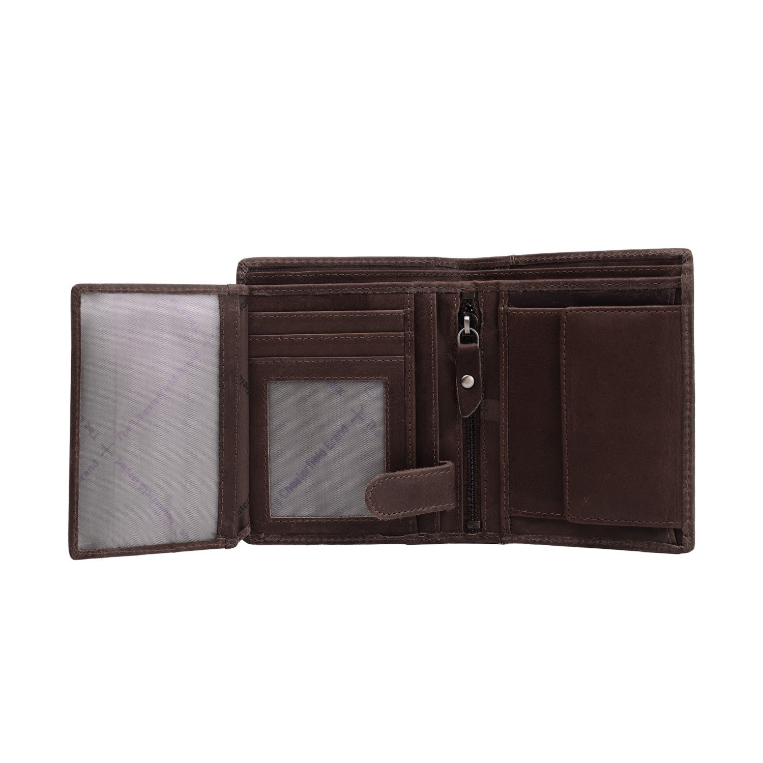 Brown Leather Wallet Ethel, product view 3