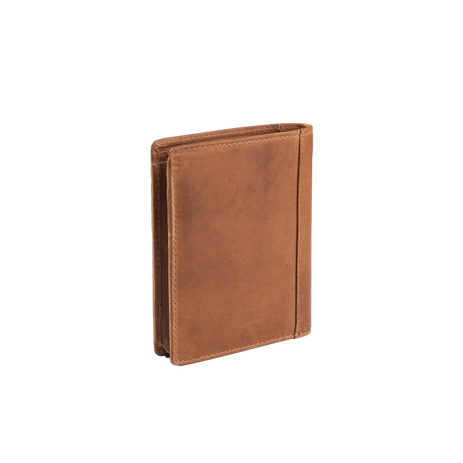 Cognac Leather Wallet Ethel, detail view 4