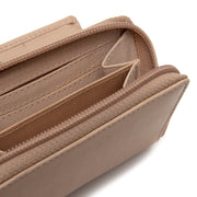 Beige Leather Wallet Floren, detail view 1