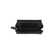 Black Leather Wallet Floren, detail view 1