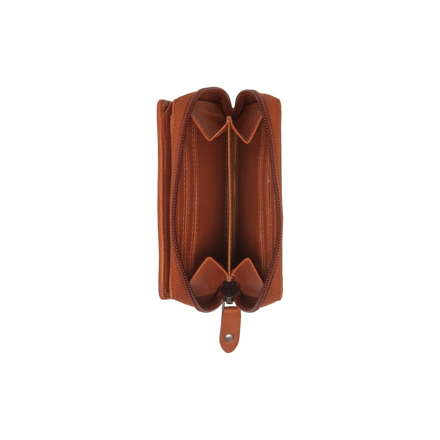Cognac Leather Wallet Floren, product view 3