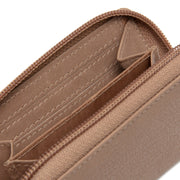 Taupe Leather Wallet Floren, detail view 1