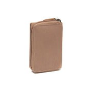 Taupe Leather Wallet Floren, detail view 4