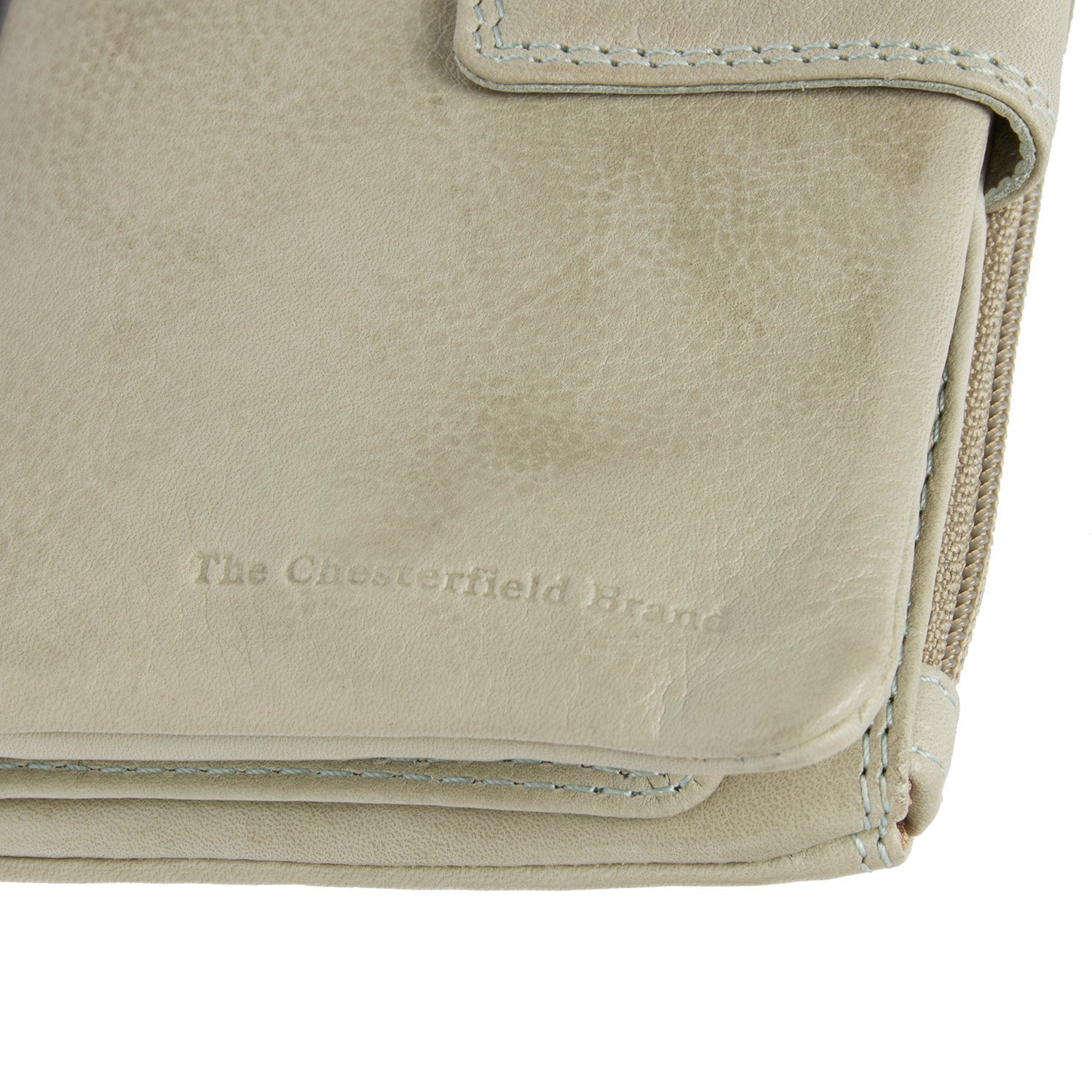 Ocean Green Leather Wallet Fresno, detail view 4