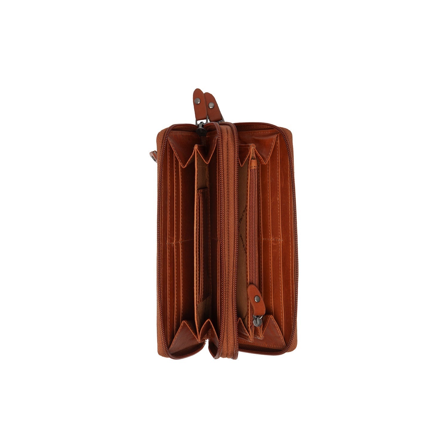 Cognac Leather Wallet Hadley, detail view 4