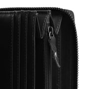 Black Leather Wallet Halle, detail view 3