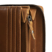 Cognac Leather Wallet Halle, detail view 1