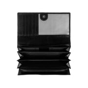 Black Leather Wallet Hampton, product view 3