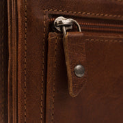 Cognac Leather Wallet Hampton, detail view 3